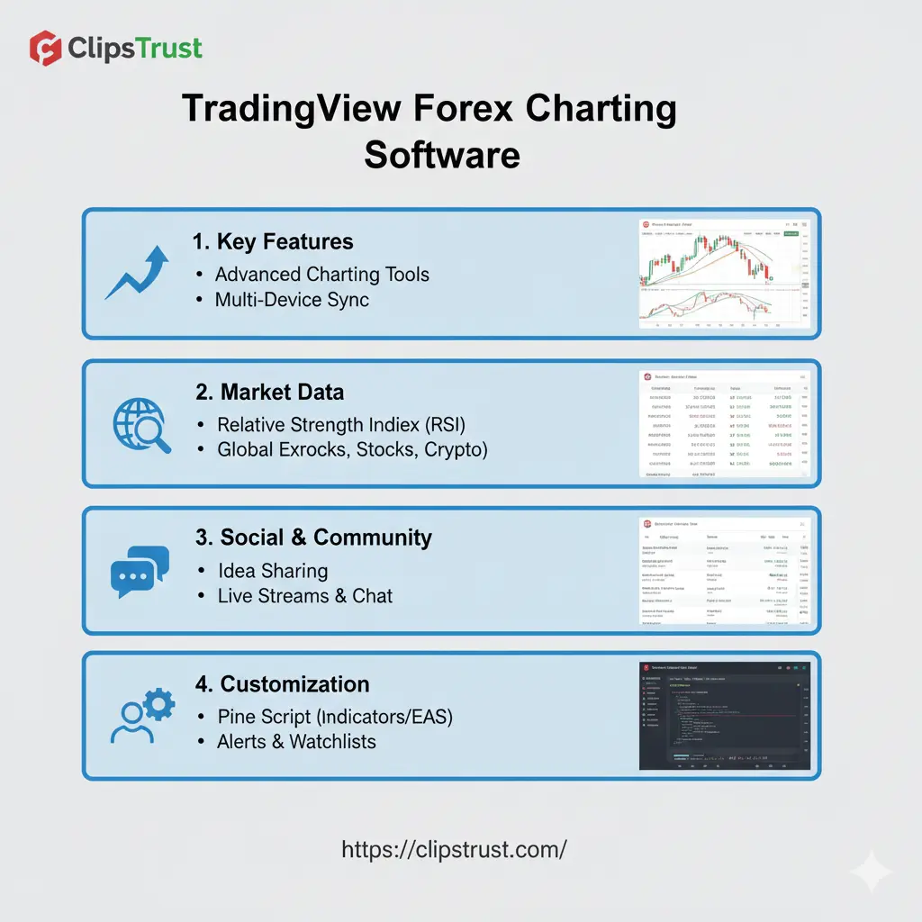 tradingview forex charting software